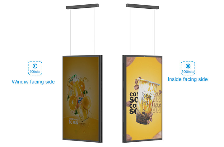 Window Facing Double-sided Hanging Display：530XH-02 (1)
